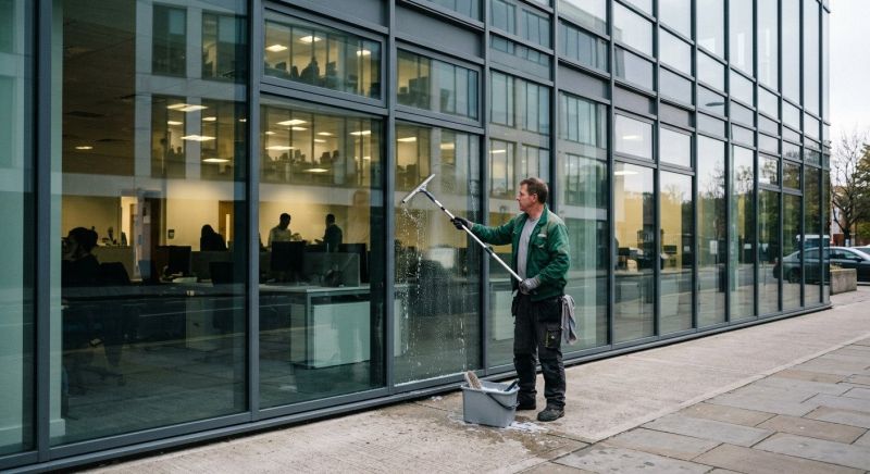 Office Building Window Washing in Mobile, AL