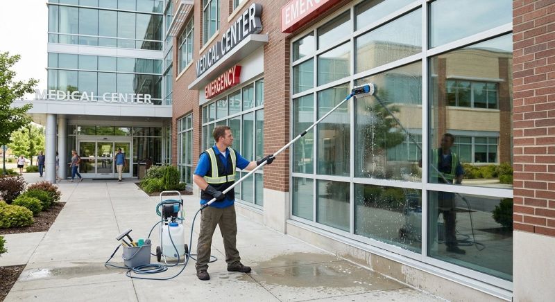 Medical Center Window Cleaning in Vancouver, WA