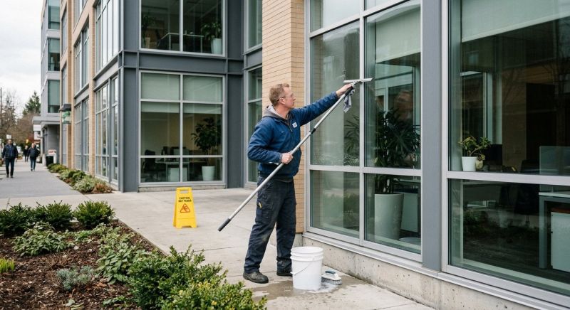Office Building Window Washing in Mobile, AL