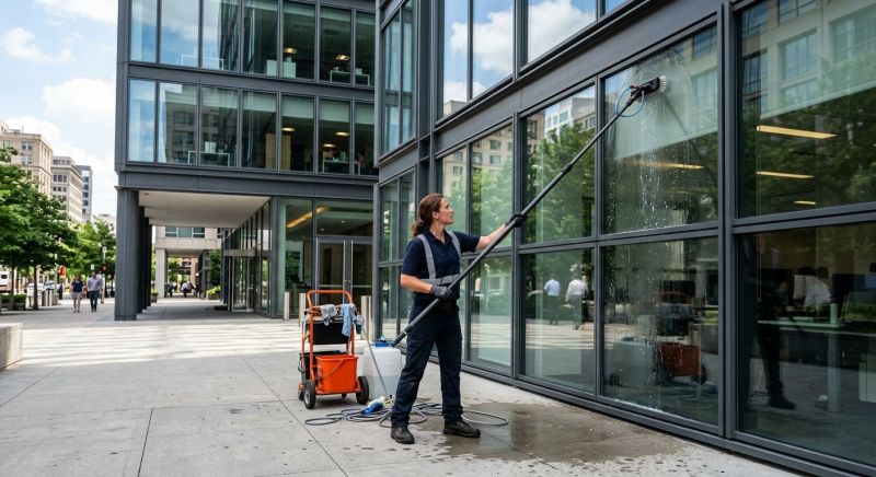 Office Building Window Washing in Vancouver, WA