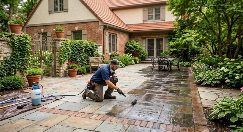 Paver Driveway Sealing in Gig Harbor, WA