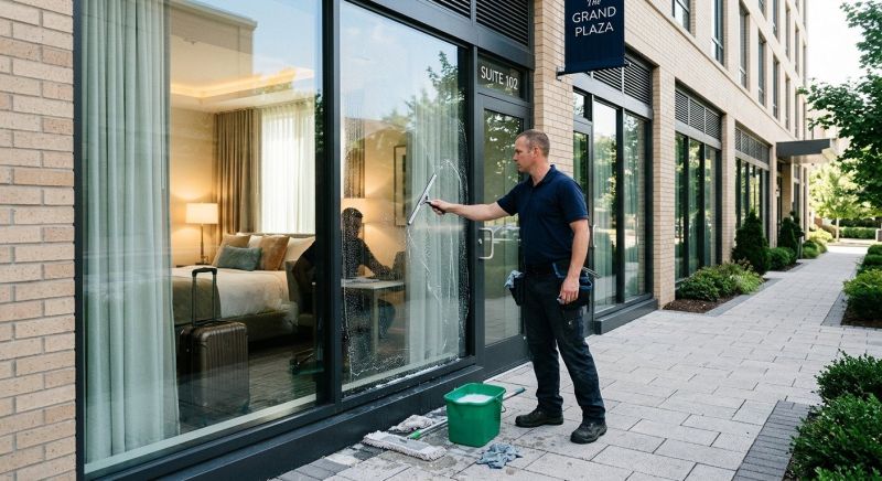Strip Mall Window Cleaning in Baltimore, MD